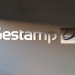 GESTAMP, Bielefeld - Empfang - Einzelbuchstaben