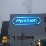 Hymmen - Halle - Einzelbuchstaben beleuchtet