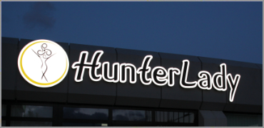 HunterLady -  Firmenschriftzug